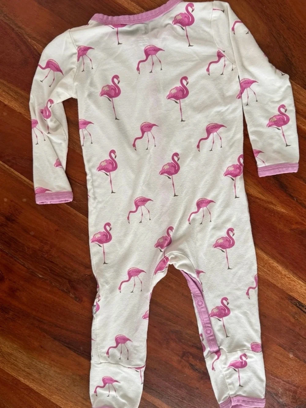 Kyte BABY Snap Romper in Flamingo 12-18 Months